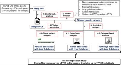 The first exome wide association study in Tunisia: identification of candidate loci and pathways with biological relevance for type 2 diabetes